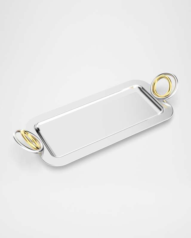 Ring Rectangle Small Serving Tray